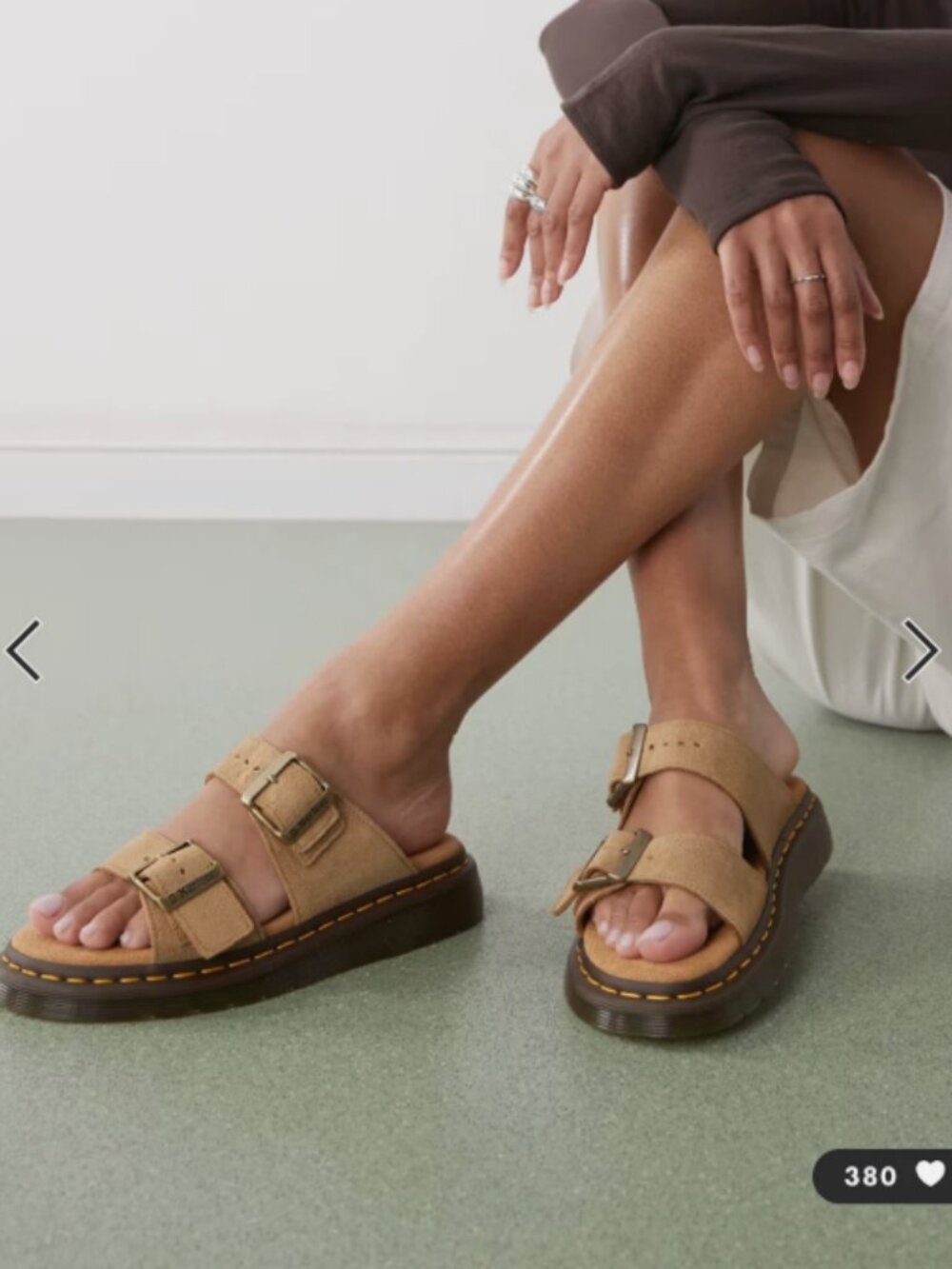 DR. MARTENS JOSEF BRONX SUEDE SLIDE SANDALS MSRP$175 Wellmade & Versatile - Picture 13 of 16